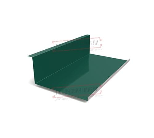 Планка примыкания нижняя 250х122х2000 Norman ПЭ-6005-0.5 Планка примыкания нижняя 250х122х2000 Norman ПЭ-6005-0.5