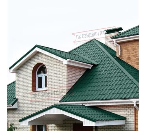 Планка примыкания нижняя 250х122х2000 Norman ПЭ-6005-0.5 Планка примыкания нижняя 250х122х2000 Norman ПЭ-6005-0.5
