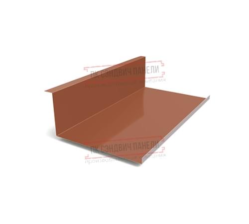 Планка примыкания нижняя 250х122х2000 Viking E-8004-0.5 Планка примыкания нижняя 250х122х2000 Viking E-8004-0.5