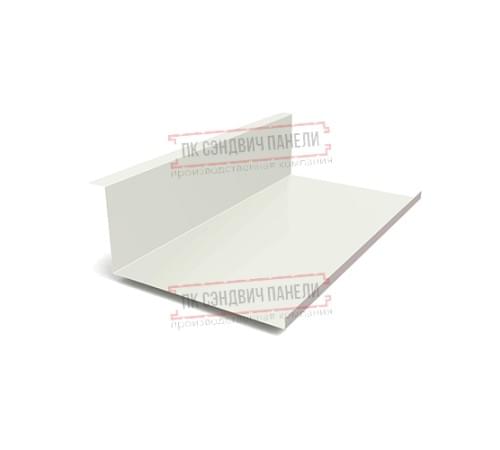Планка примыкания нижняя 250х122х2000 Norman ПЭ-9003-0.5 Планка примыкания нижняя 250х122х2000 Norman ПЭ-9003-0.5