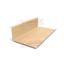 Планка примыкания нижняя 250х122х2000 ECOSTEEL-Клен-0.5