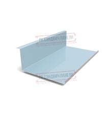 Планка примыкания нижняя 250х122х2000 ПРМ-Met.Blue-0.5