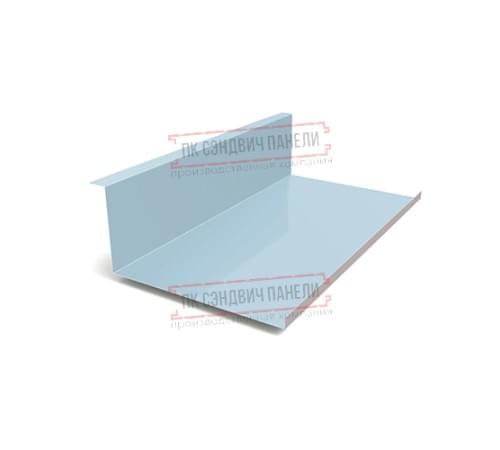 Планка примыкания нижняя 250х122х2000 ПРМ-Met.Blue-0.5 Планка примыкания нижняя 250х122х2000 ПРМ-Met.Blue-0.5