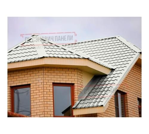 Планка примыкания верхняя 250х147х2000 ПЭ-9002-0.5 Планка примыкания верхняя 250х147х2000 ПЭ-9002-0.5