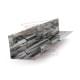 Планка примыкания верхняя 250х147х2000 ECOSTEEL-БелыйКамень-0.5