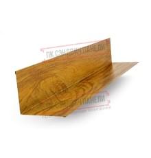 Планка примыкания верхняя 250х147х2000 ECOSTEEL_T-ЗолотойДуб-0.5