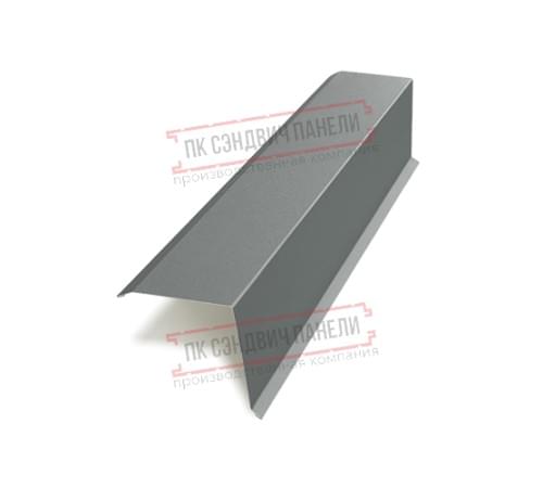 Планка торцевая 135х145х2000 ПЭ-7005-0.45 Планка торцевая 135х145х2000 ПЭ-7005-0.45