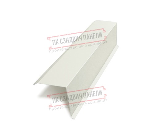 Планка торцевая 135х145х2000 ПЛ-9010-0.5 Планка торцевая 135х145х2000 ПЛ-9010-0.5