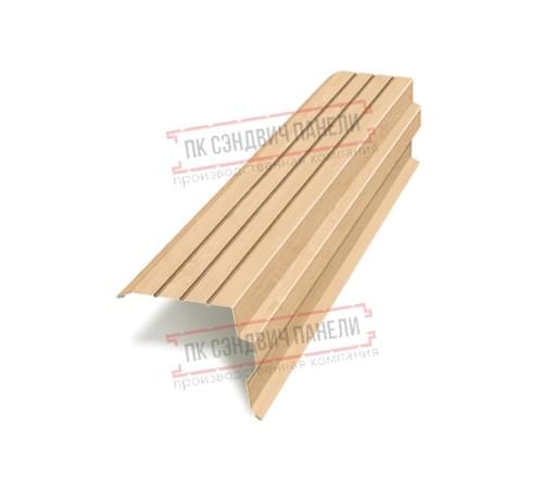 Планка торцевая 90х115х2000 ECOSTEEL-Клен-0.5 Планка торцевая 90х115х2000 ECOSTEEL-Клен-0.5