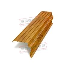 Планка торцевая 90х115х2000 ECOSTEEL_T-ЗолотойДуб-0.5
