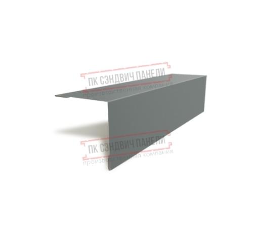 Планка угла наружного 115х115х2000 ПЭ-7005-0.45 Планка угла наружного 115х115х2000 ПЭ-7005-0.45