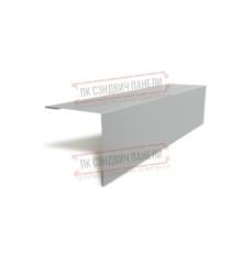 Планка угла наружного 115х115х2000 ПЭ-9006-0.45