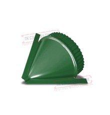 Заглушка конька круглого конусная ПЭ-6002-0.45