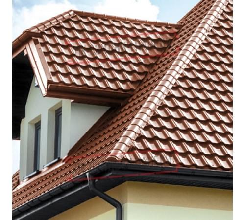 Заглушка конька круглого простая Norman ПЭ-8004-0.5 Заглушка конька круглого простая Norman ПЭ-8004-0.5