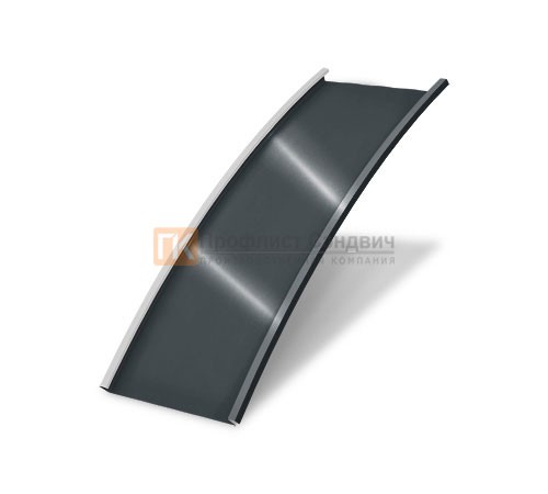 Продольно гнутый фальц гладкий 0,5 RAL 7016 Atlas Продольно гнутый фальц гладкий 0,5 RAL 7016 Atlas