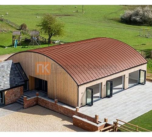 Продольно гнутый фальц гладкий 0,45 RAL 8004 Полиэстер Продольно гнутый фальц гладкий 0,45 RAL 8004 Полиэстер