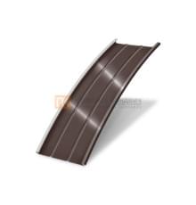 Продольно гнутый фальц профилированный 0,5 RAL 8017 Quarzit lite