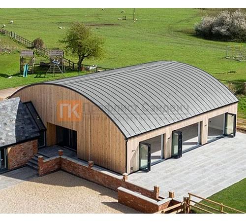 Продольно гнутый фальц гладкий 0,5 RAL 9006 Satin