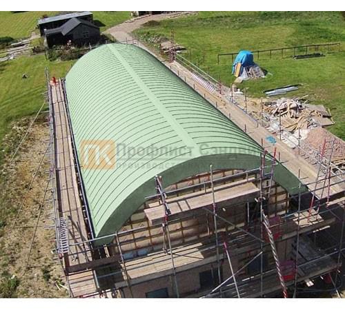 Продольно гнутый фальц профилированный 0,45 RAL 6019 Полиэстер Продольно гнутый фальц профилированный 0,45 RAL 6019 Полиэстер