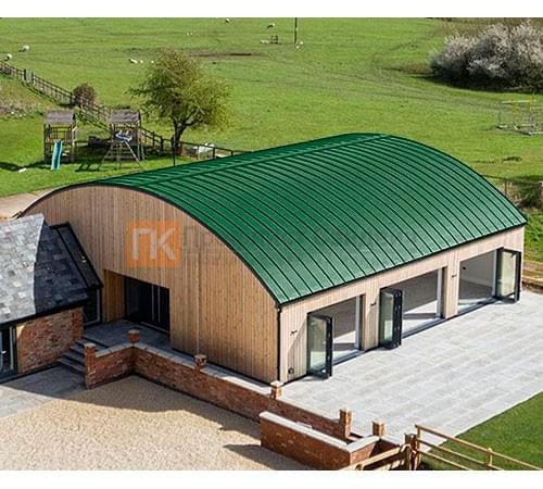Продольно гнутый фальц гладкий 0,45 RAL 6002 Полиэстер Продольно гнутый фальц гладкий 0,45 RAL 6002 Полиэстер
