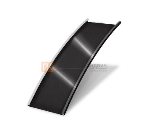 Продольно гнутый фальц гладкий 0,5 RAL 8022 Velur20