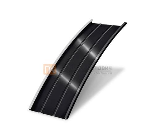 Продольно гнутый фальц профилированный 0,5 RAL 9005 Velur20 Продольно гнутый фальц профилированный 0,5 RAL 9005 Velur20