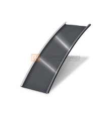 Продольно гнутый фальц гладкий 0,5 RAL 7024 Satin