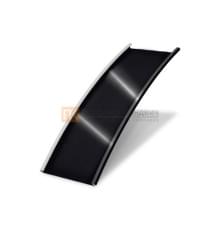Продольно гнутый фальц гладкий 0,45 RAL 9005 Drap
