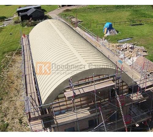 Продольно гнутый фальц профилированный 0,45 RAL 1015 Полиэстер Продольно гнутый фальц профилированный 0,45 RAL 1015 Полиэстер