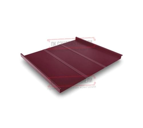 Фальц двойной стоячий Line 0,5 Satin Мatt RAL3005 красное вино Фальц двойной стоячий Line 0,5 Satin Мatt RAL3005 красное вино