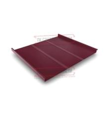 Фальц двойной стоячий Line 0,5 Satin RAL3005 красное вино с пленкой на замках