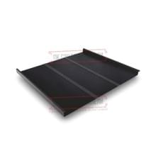 Фальц двойной стоячий Line 0,45 Drap ST RAL9005 черный с пленкой на замках