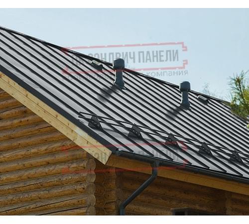 Фальц двойной стоячий Line 0,5 Satin RAL7016 сигнальный серый с пленкой на замках