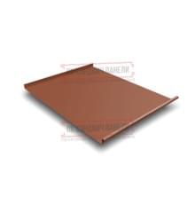 Фальц двойной стоячий 0,45 Drap ST RAL8004 терракота
