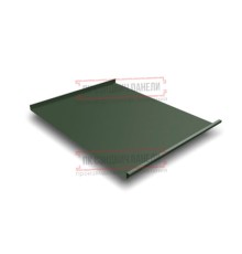 Фальц двойной стоячий 0,5 GreenCoat PuRALBT RR11 темно-зеленый с пленкой на замках