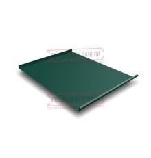 Фальц двойной стоячий 0,5 Satin RAL6005 зеленый мох с пленкой на замках Фальц двойной стоячий 0,5 Satin RAL6005 зеленый мох с пленкой на замках