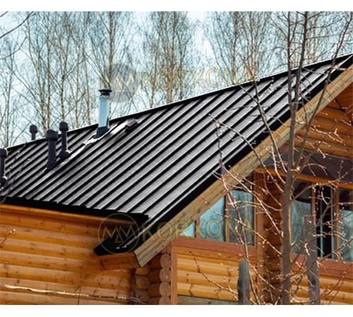Кликфальц Line 0,45 Полиэстер RAL9005 черный с пленкой на замках Кликфальц Line 0,45 Полиэстер RAL9005 черный с пленкой на замках