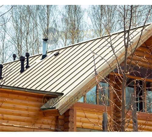 Кликфальц Line 0,45 Полиэстер RAL1015 светлая слоновая кость с пленкой на замках Кликфальц Line 0,45 Полиэстер RAL1015 светлая слоновая кость с пленкой на замках