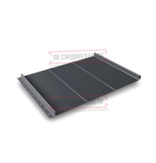 Кликфальц Line 0,45 Drap RAL7024 мокрый асфальт с пленкой на замках