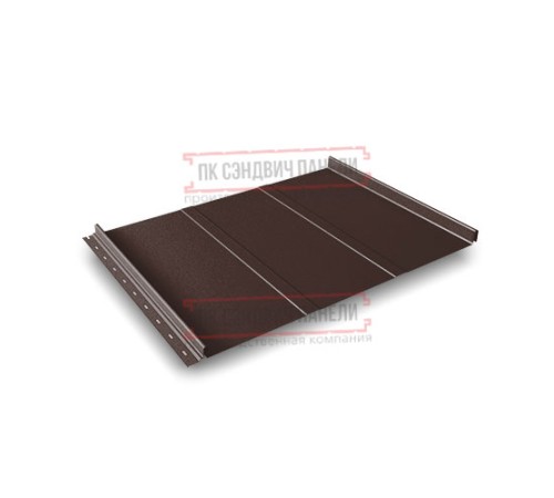 Кликфальц Line 0,45 Drap ST RAL8017 шоколад с пленкой на замках