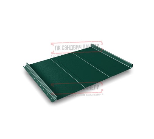 Кликфальц Line 0,5 Velur RAL6005 зеленый мох с пленкой на замках Кликфальц Line 0,5 Velur RAL6005 зеленый мох с пленкой на замках