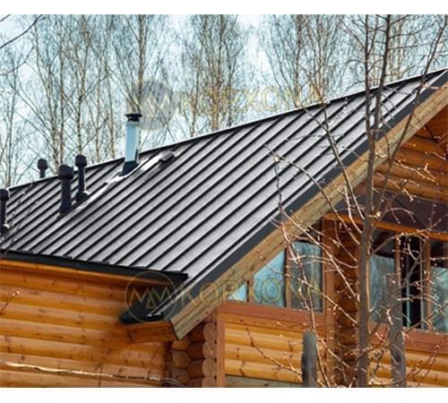 Кликфальц Line 0,5 PurLite Мatt с пленкой RAL7024 мокрый асфальт Кликфальц Line 0,5 PurLite Мatt с пленкой RAL7024 мокрый асфальт