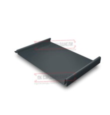 Кликфальц 0,5 Satin RAL7016 антрацитово-серый с пленкой на замках