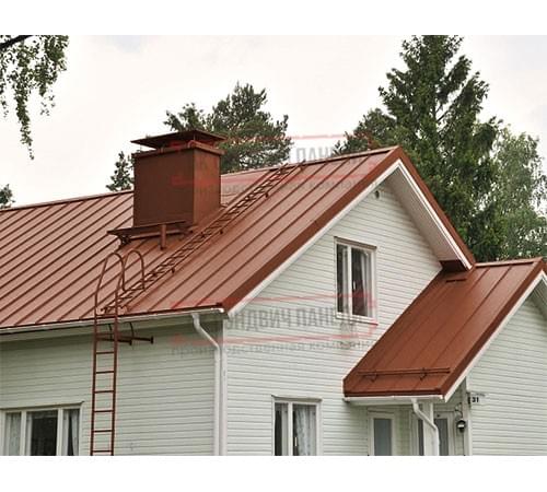 Кликфальц 0,45 Drap ST RAL8004 терракота Кликфальц 0,45 Drap ST RAL8004 терракота