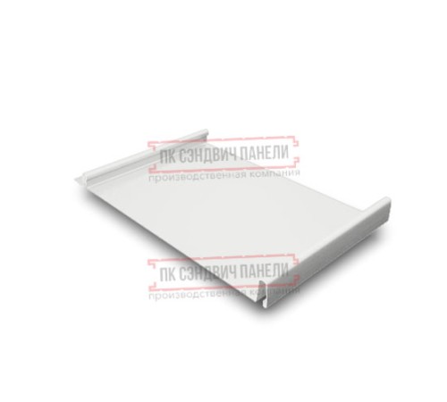 Кликфальц 0,5 Satin RAL9003 сигнальный белый с пленкой на замках Кликфальц 0,5 Satin RAL9003 сигнальный белый с пленкой на замках