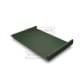 Кликфальц GL 0,5 GreenCoat Pural BT, matt RR11 темно-зеленый (RAL6020 хромовая зелень) с пленкой на замках