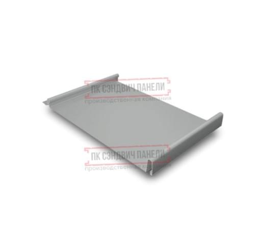 Кликфальц 0,5 Satin RAL9006 бело-алюминиевый с пленкой на замках Кликфальц 0,5 Satin RAL9006 бело-алюминиевый с пленкой на замках