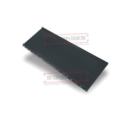Кликфальц mini 0,5 Satin Мatt RAL7016 антрацитово-серый с пленкой на замках Кликфальц mini 0,5 Satin Мatt RAL7016 антрацитово-серый с пленкой на замках