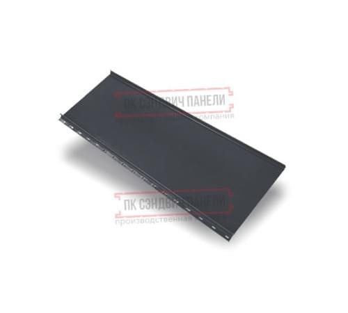 Кликфальц mini 0,5 Quarzit Pro Matt RAL7024 мокрый асфальт с пленкой на замках Кликфальц mini 0,5 Quarzit Pro Matt RAL7024 мокрый асфальт с пленкой на замках