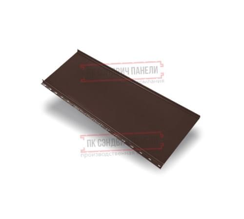 Кликфальц mini 0,5 Velur RAL8017 шоколад с пленкой на замках Кликфальц mini 0,5 Velur RAL8017 шоколад с пленкой на замках
